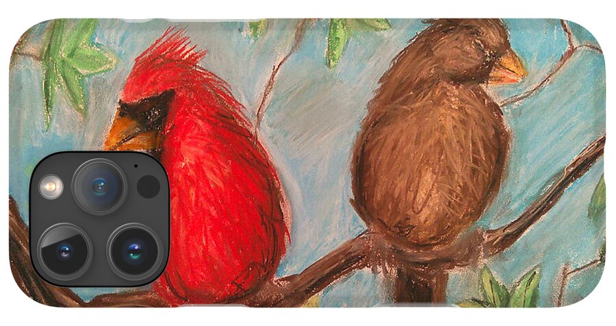 Cardinal Couple - Phone Case