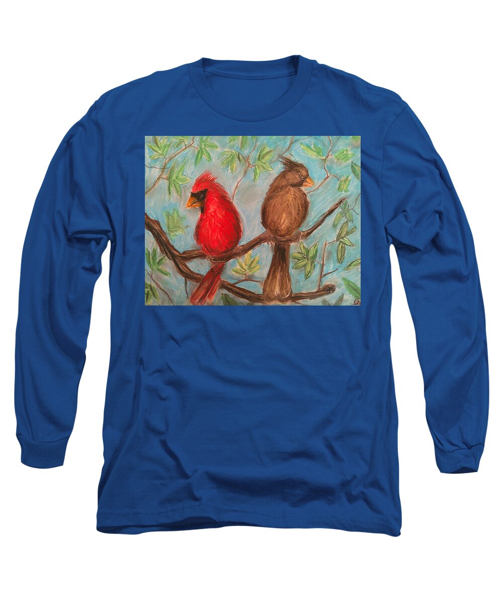 Cardinal Couple - Long Sleeve T-Shirt