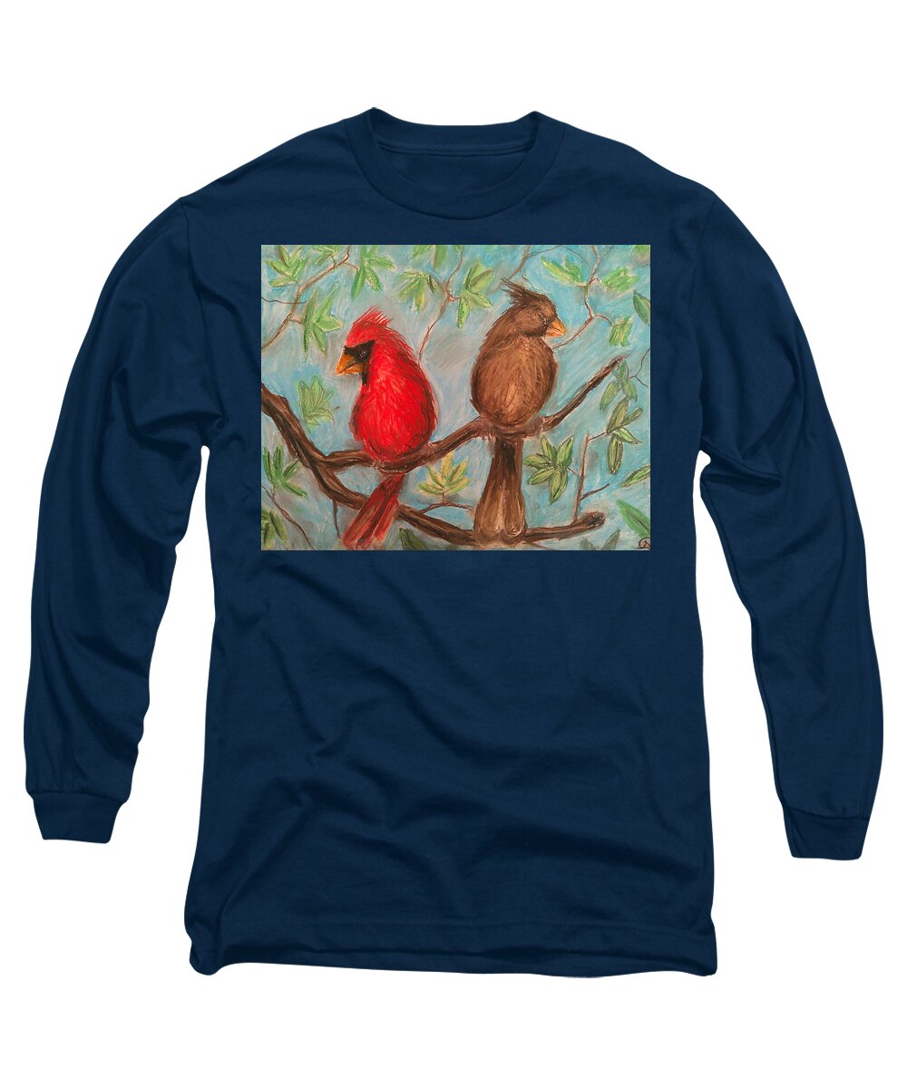 Cardinal Couple - Long Sleeve T-Shirt