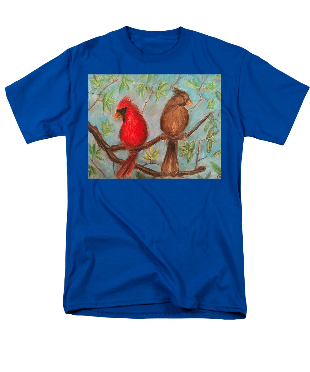 Cardinal Couple - Men's T-Shirt  (Regular Fit)