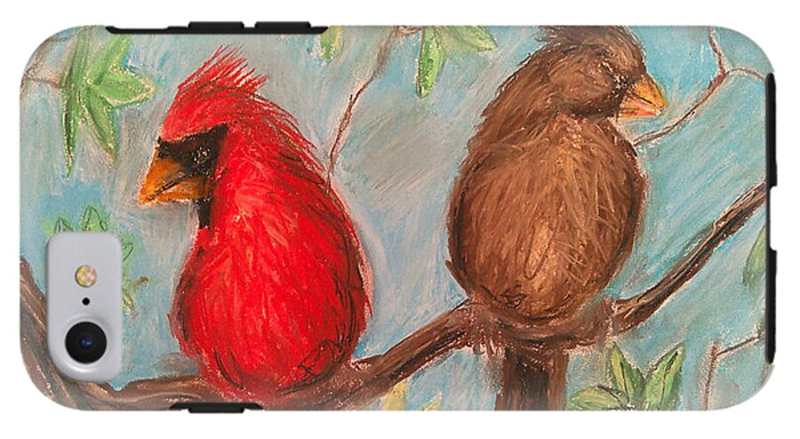 Cardinal Couple - Phone Case