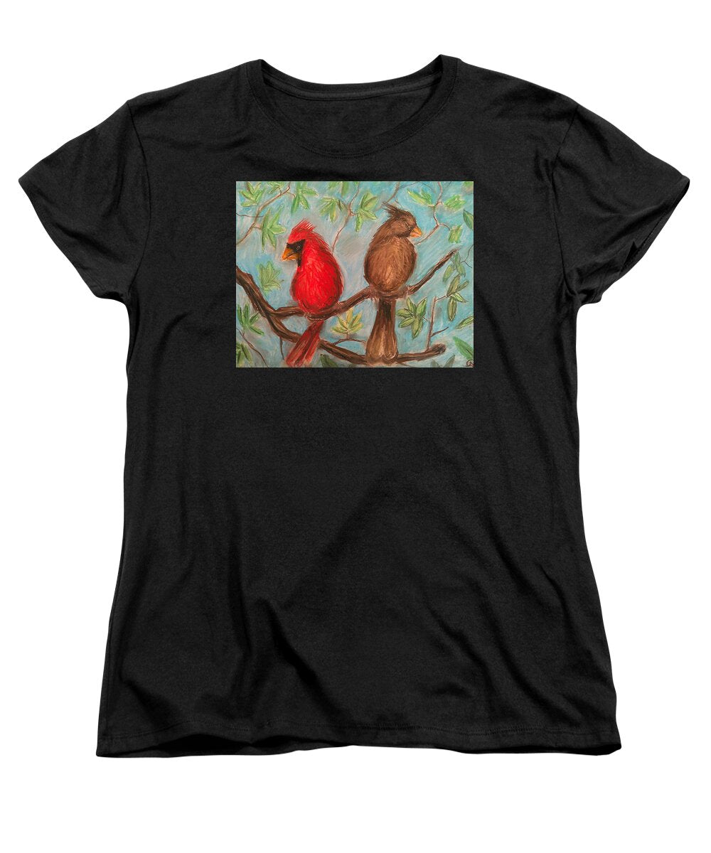 Cardinal Couple - Women's T-Shirt (Standard Fit)