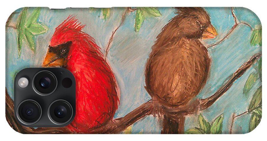 Cardinal Couple - Phone Case