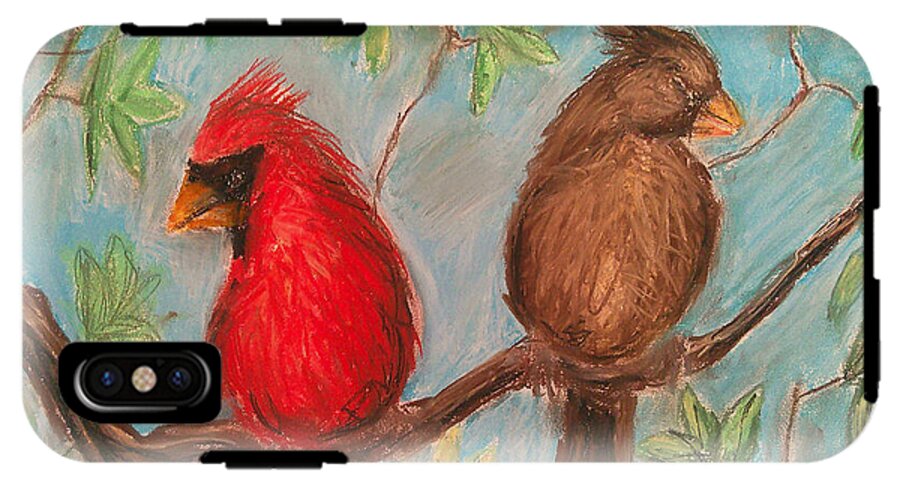 Cardinal Couple - Phone Case