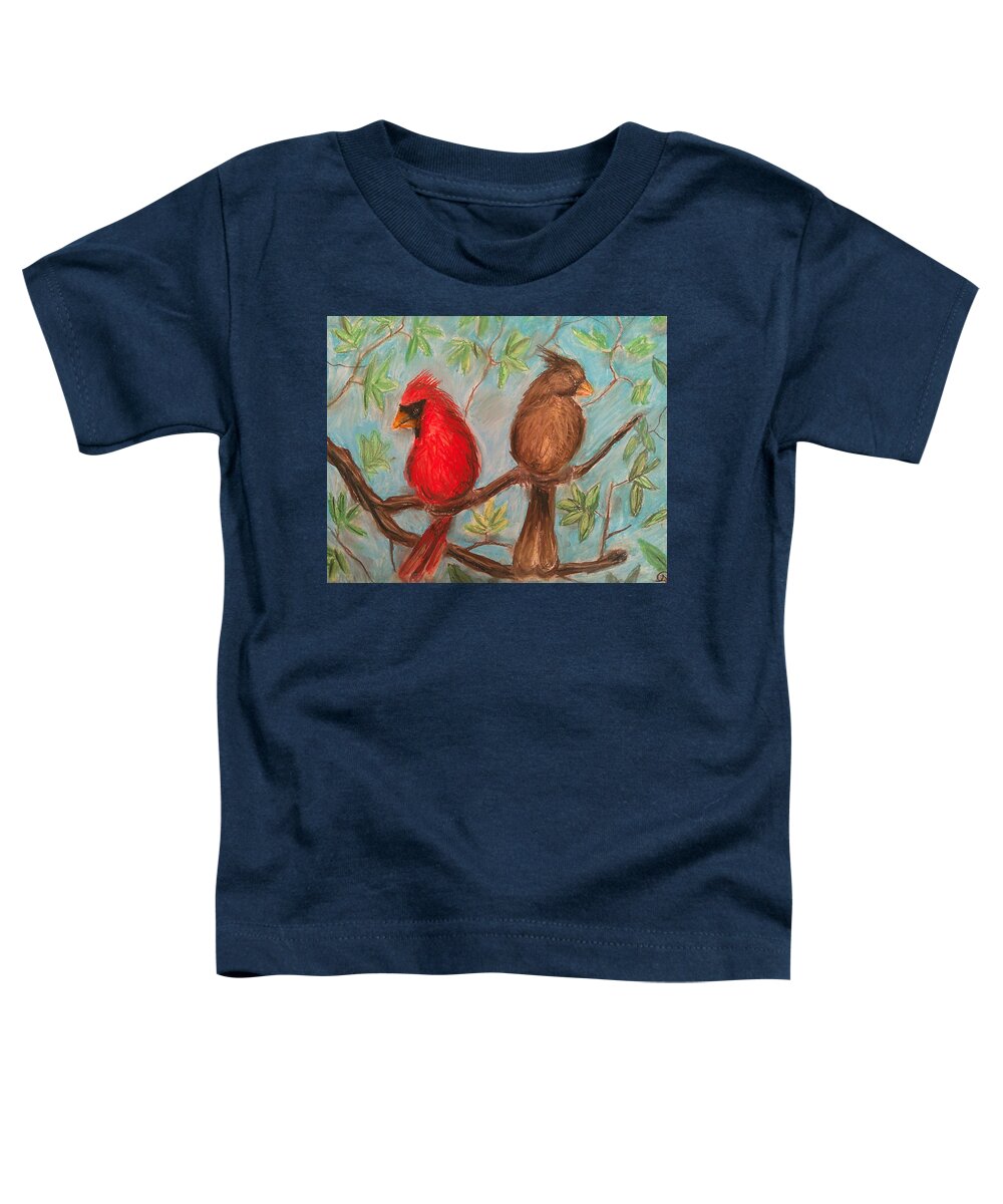 Cardinal Couple - Toddler T-Shirt