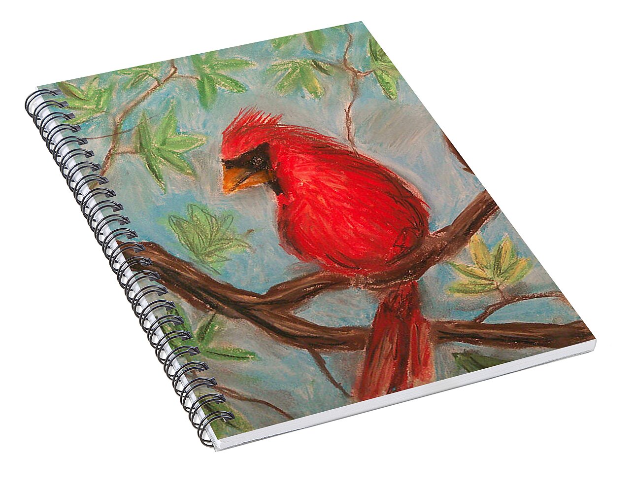 Cardinal Couple - Spiral Notebook