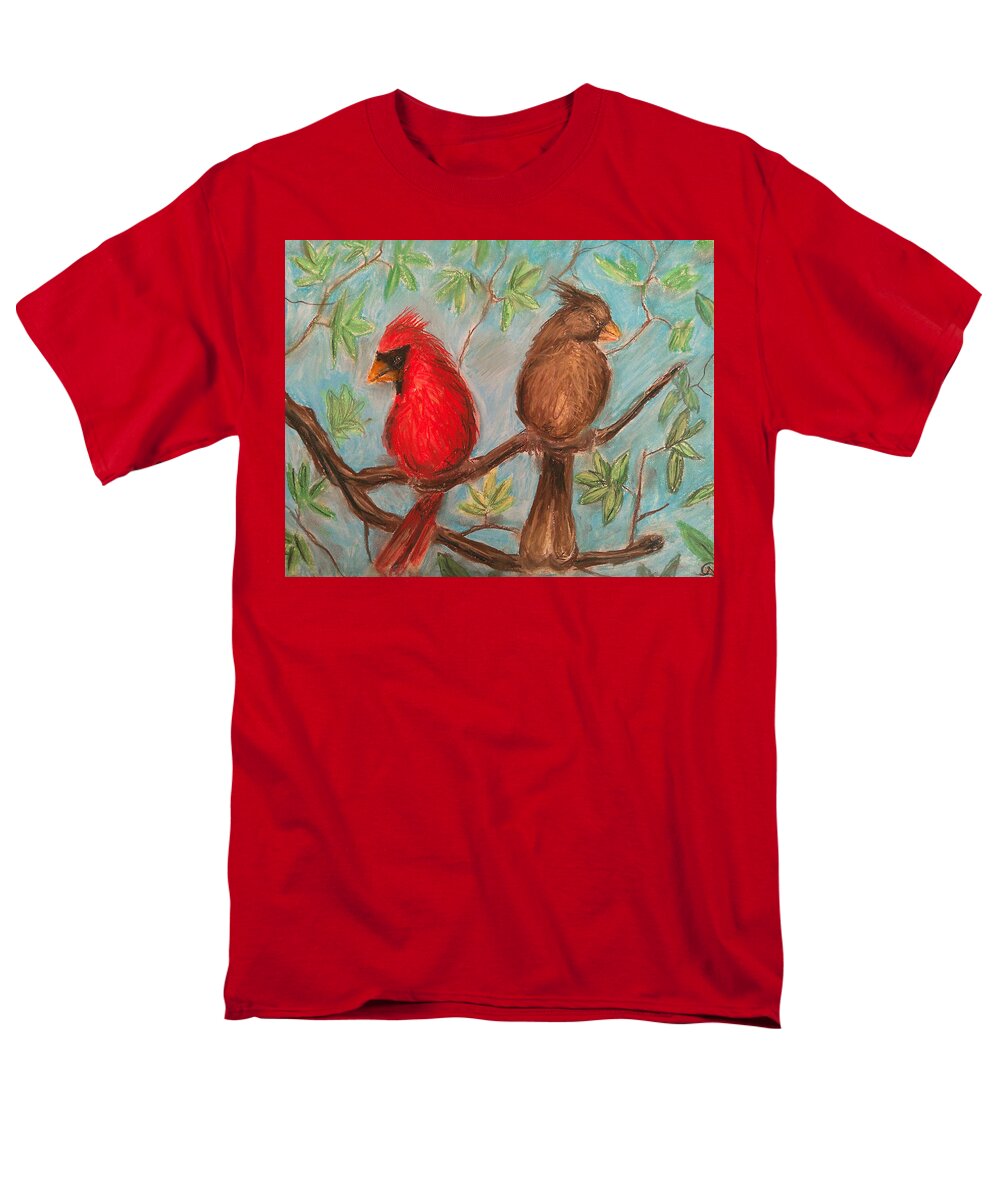 Cardinal Couple - Men's T-Shirt  (Regular Fit)