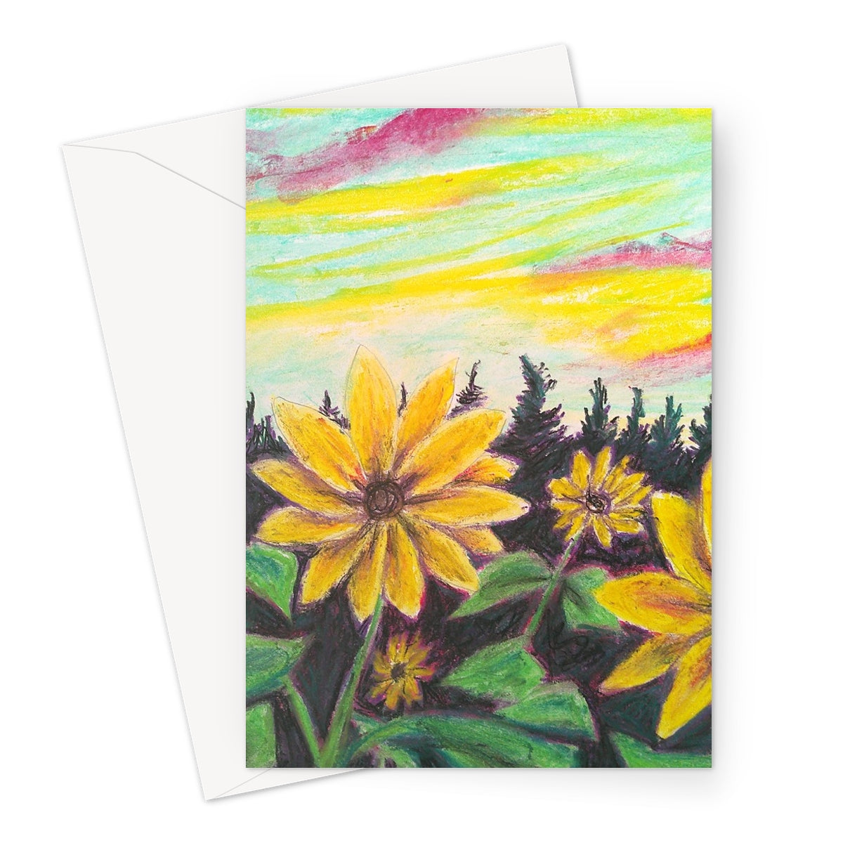 Sunflower Souls ~ Greeting Card