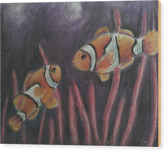 Clowning Around - Wood Print