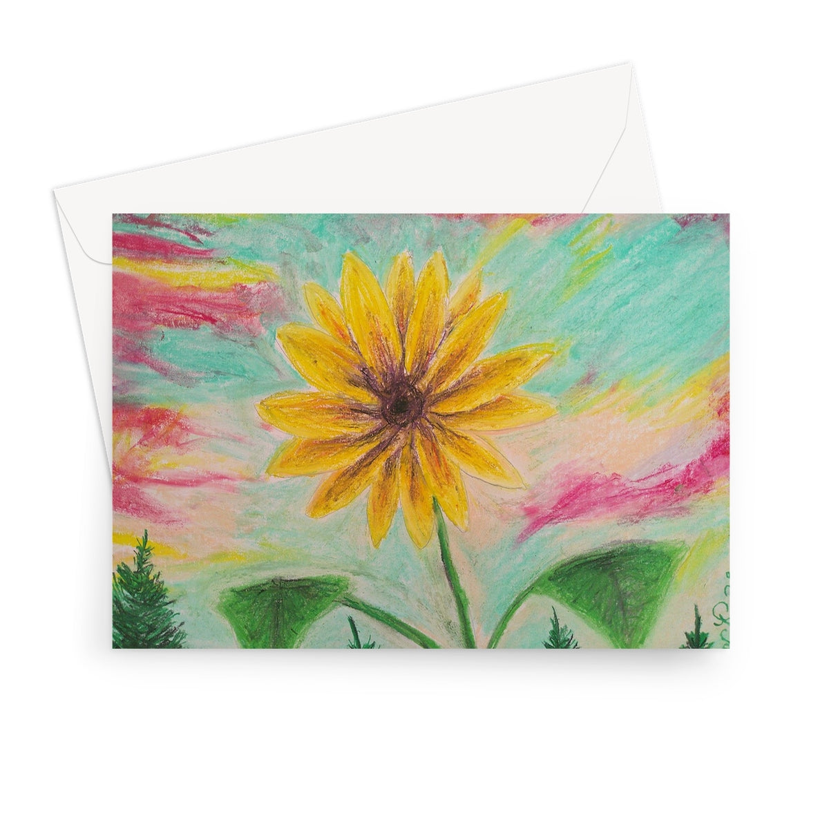 Sunflower Sets ~ Greeting Card