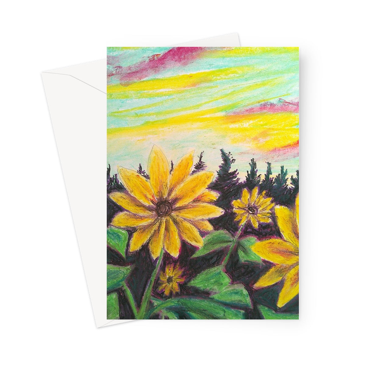 Sunflower Souls ~ Greeting Card