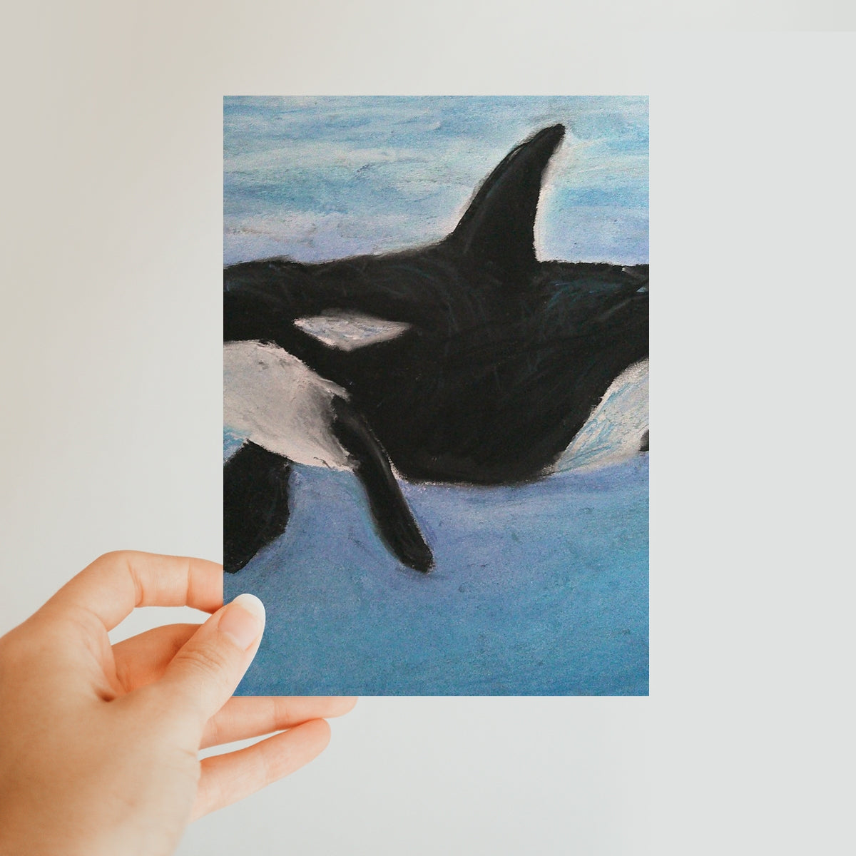 Orca Calls ~ Classic Postcard