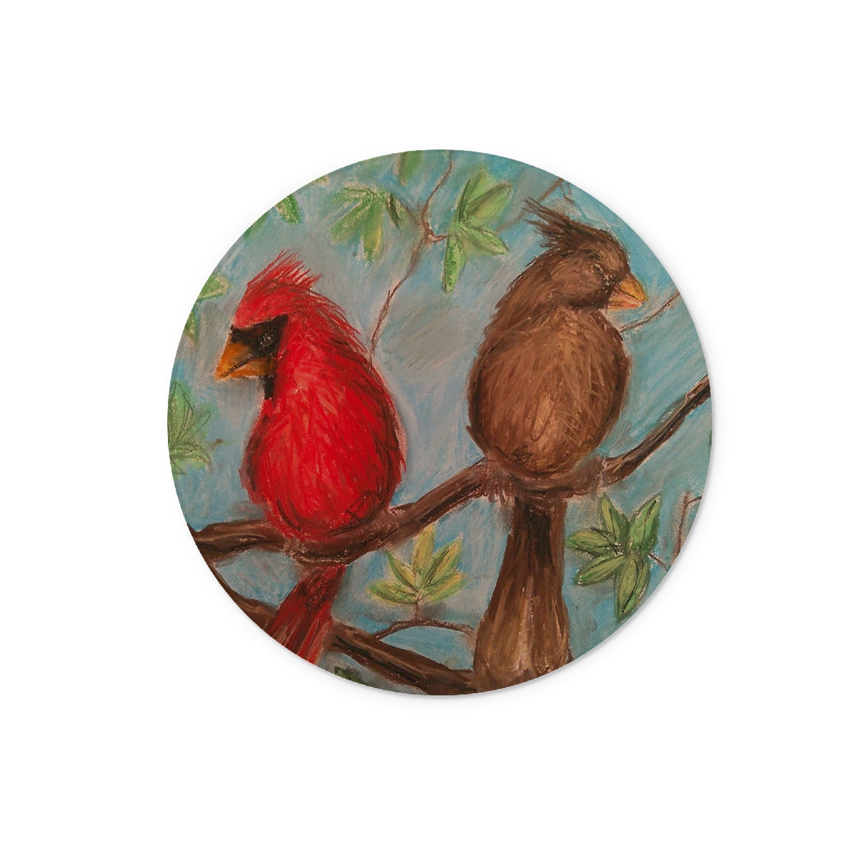 Cardinal Couple Glass Chopping Board