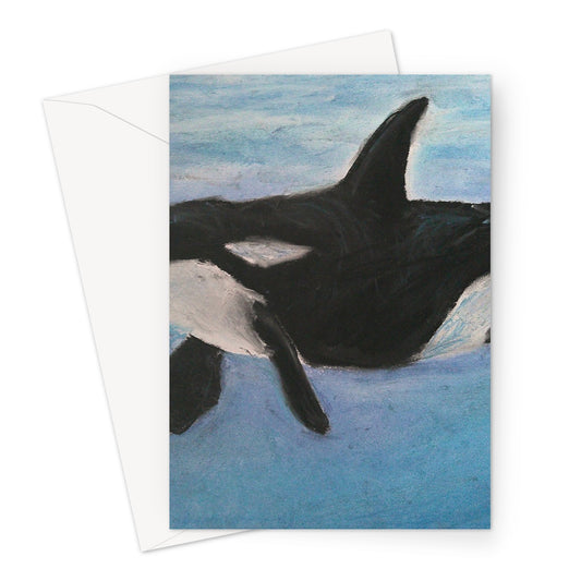 Orca Calls ~ Greeting Card