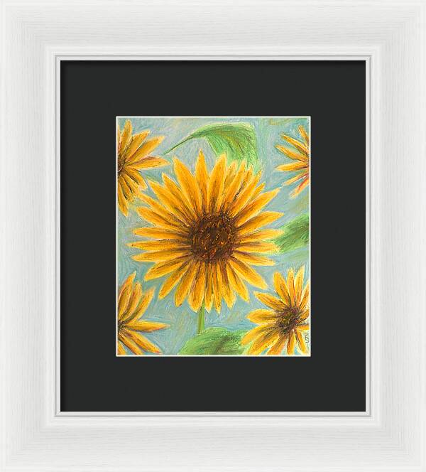 Flower Picking ~ Framed Print