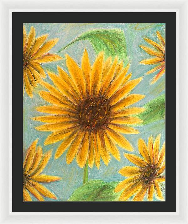 Flower Picking ~ Framed Print