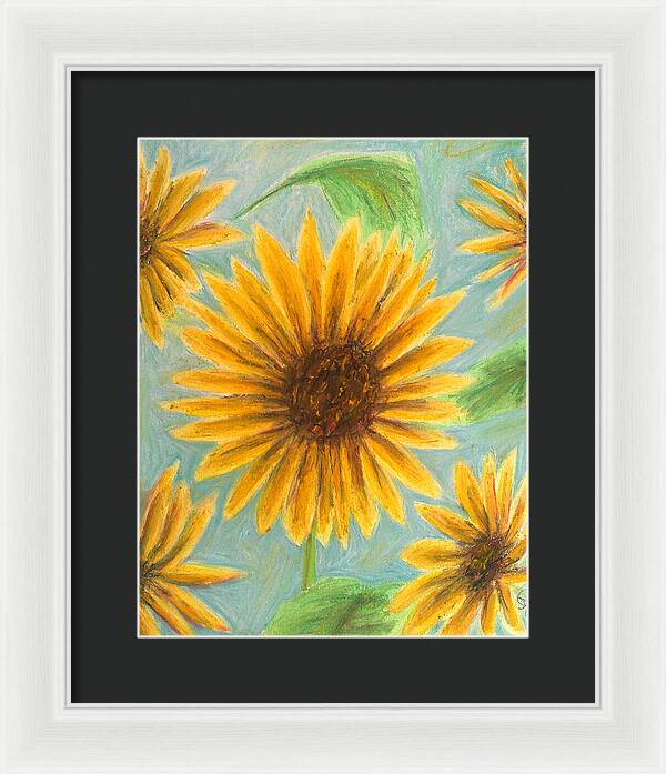 Flower Picking ~ Framed Print