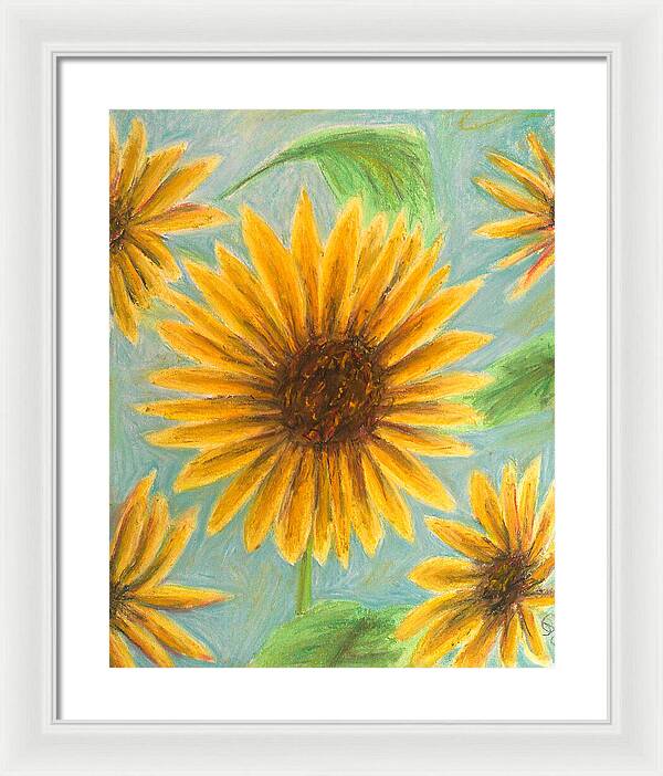 Flower Picking ~ Framed Print