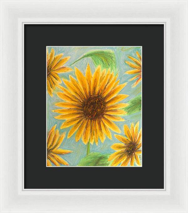 Flower Picking ~ Framed Print