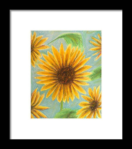 Flower Picking ~ Framed Print