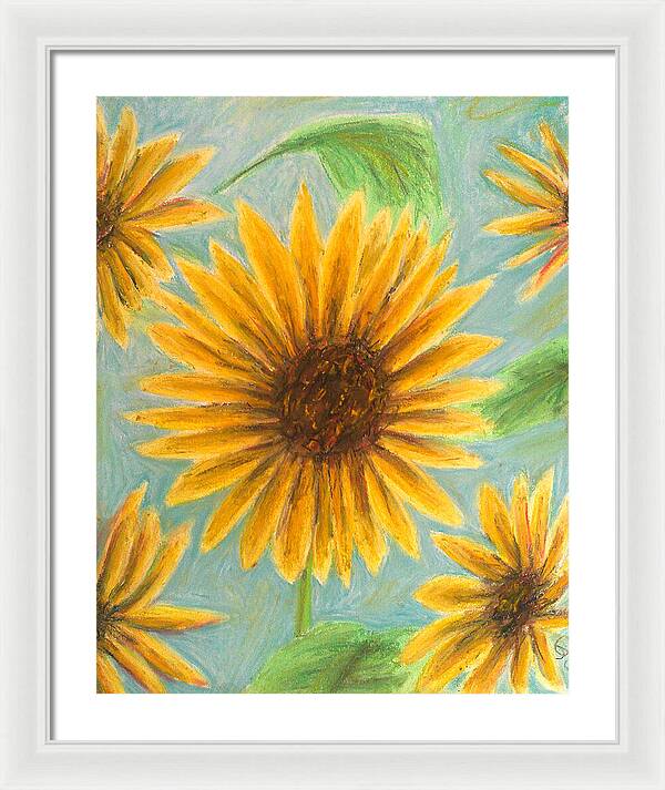 Flower Picking ~ Framed Print