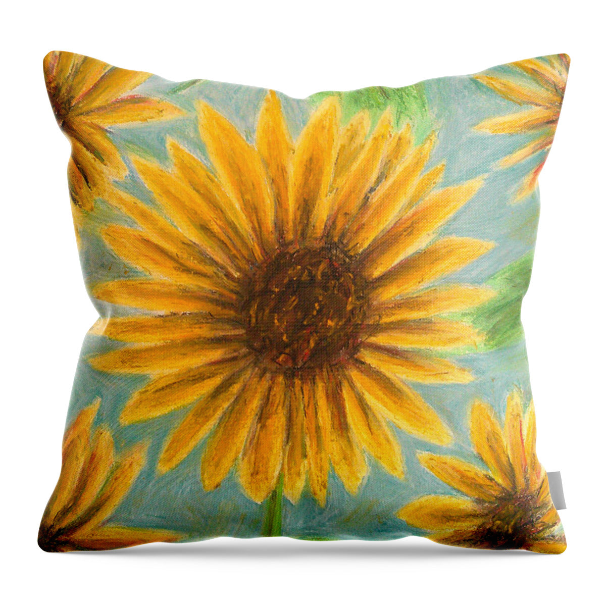 Flower Picking ~ Throw Pillow