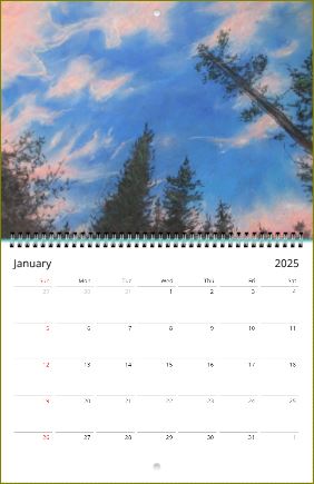 Forest Sky ~ Wall calendars (US & CA) ~ 2025