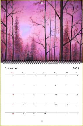 Forest Sky ~ Wall calendars (US & CA) ~ 2025