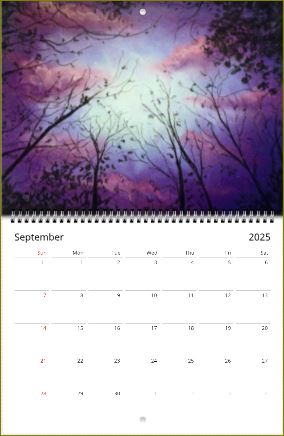 Forest Sky ~ Wall calendars (US & CA) ~ 2025