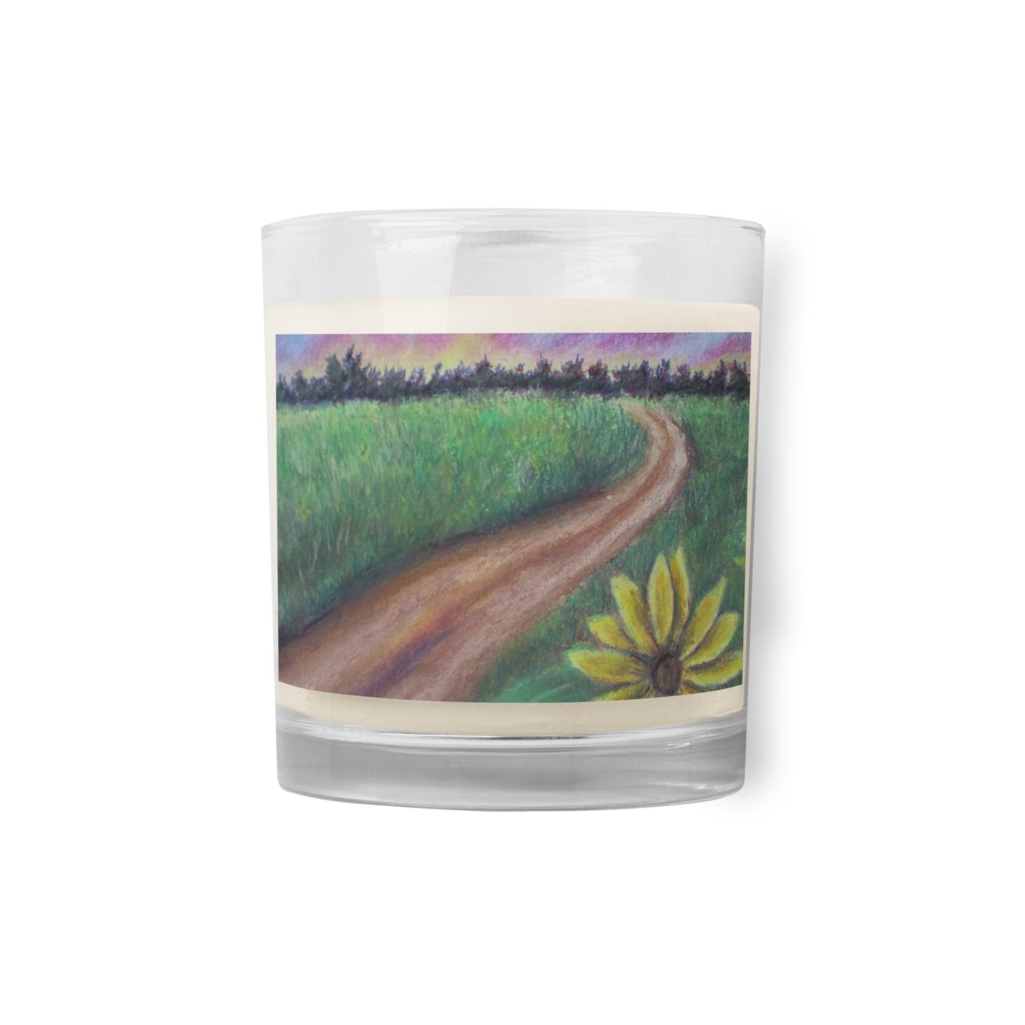 Sunflower Way ~ Glass Jar Soy Wax Candle