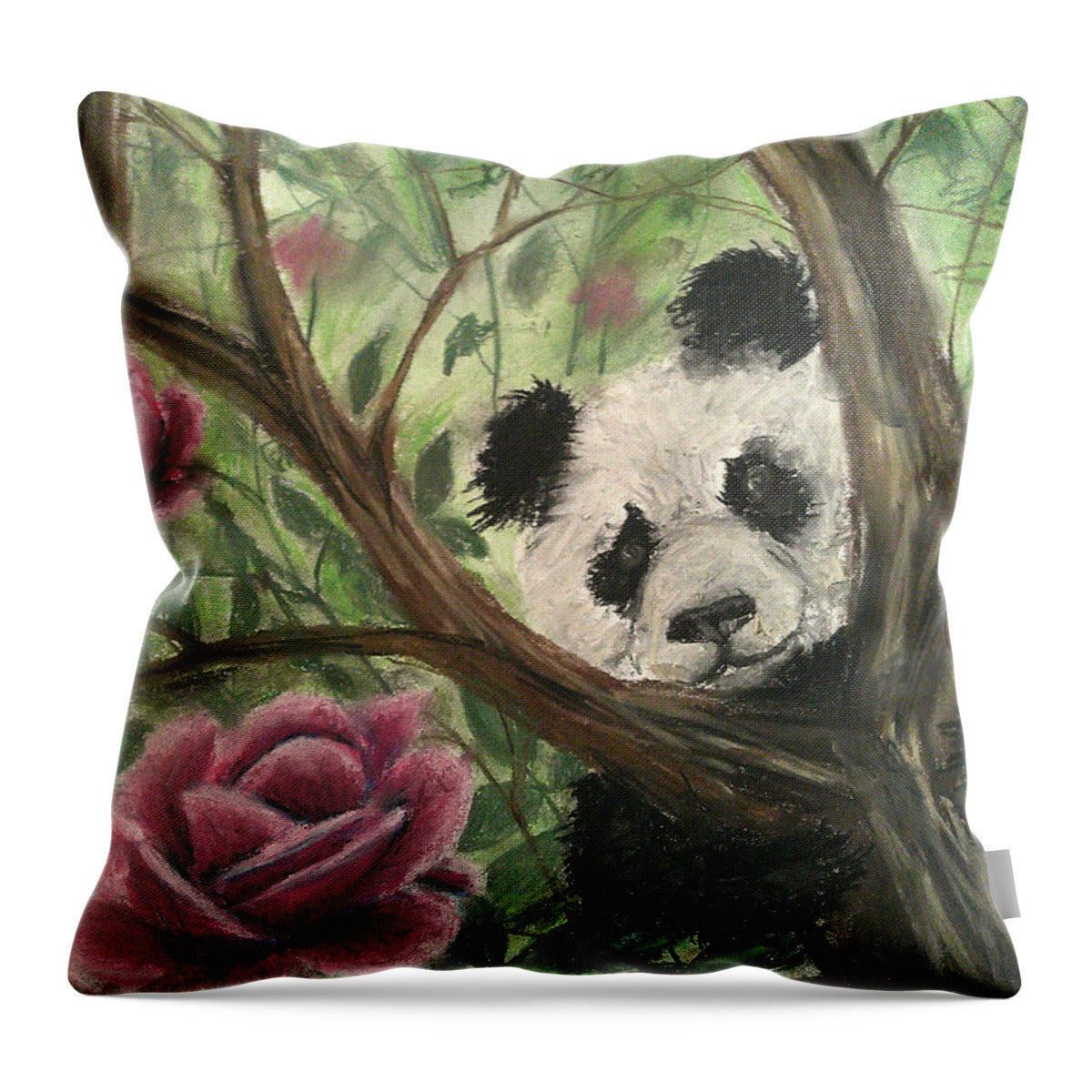 Hiding in Beauty - Throw Pillow