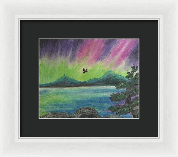 Lands of Aurora - Framed Print