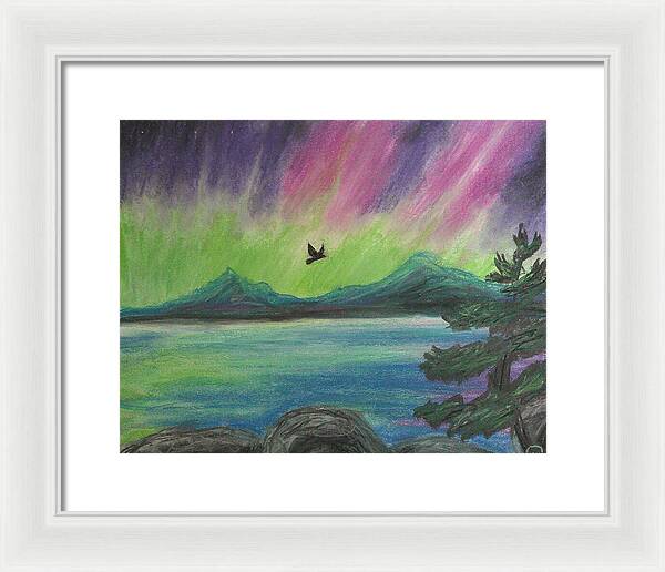 Lands of Aurora - Framed Print