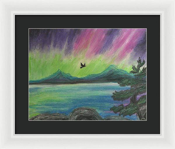 Lands of Aurora - Framed Print