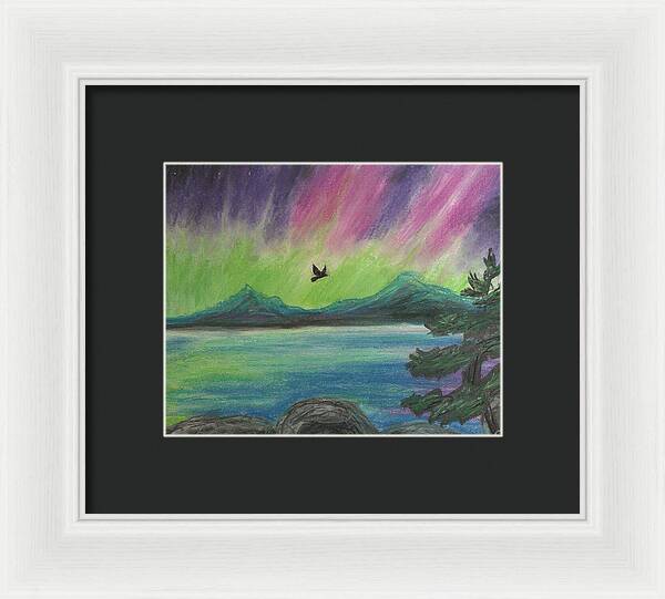 Lands of Aurora - Framed Print