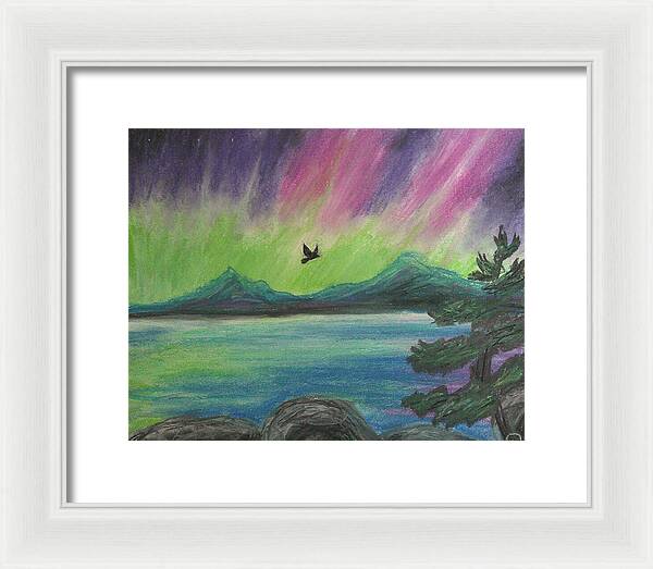 Lands of Aurora - Framed Print