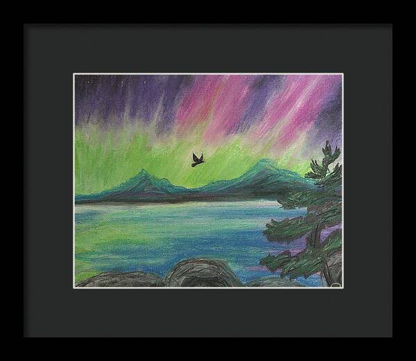 Lands of Aurora - Framed Print