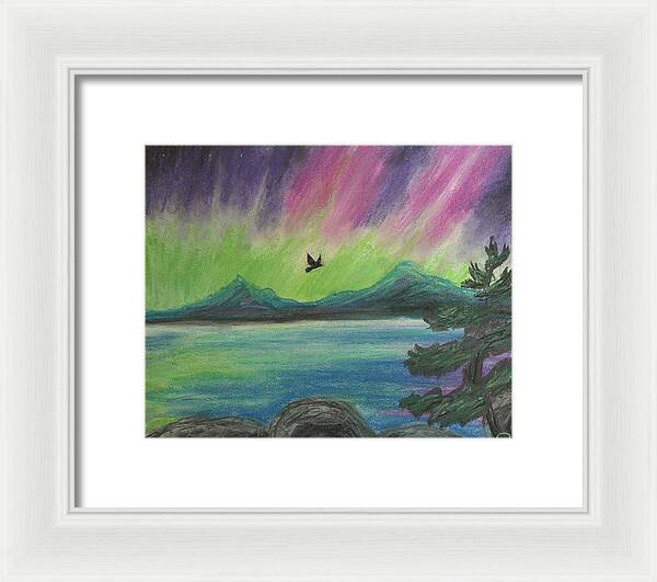 Lands of Aurora - Framed Print