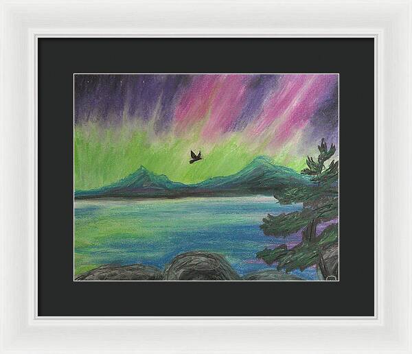 Lands of Aurora - Framed Print