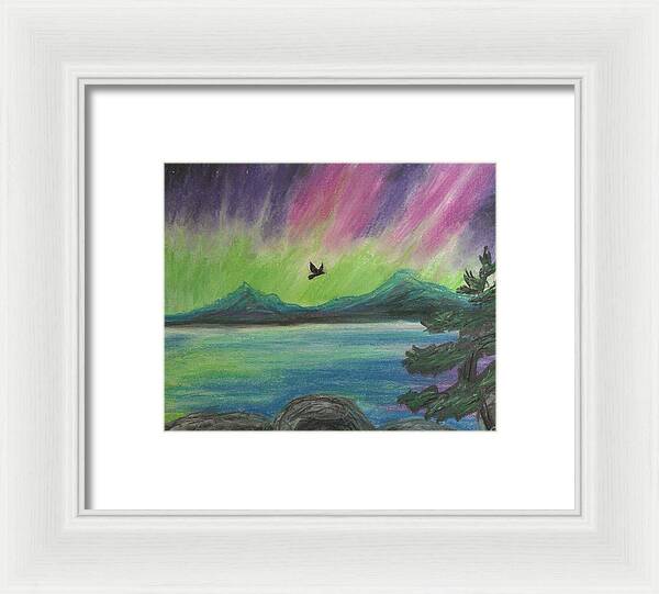 Lands of Aurora - Framed Print