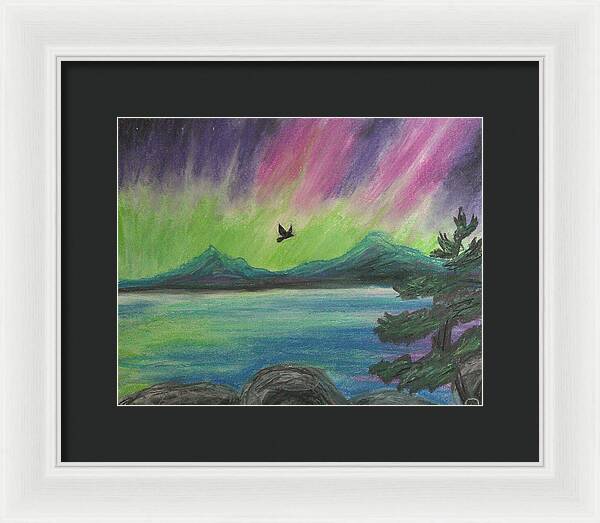 Lands of Aurora - Framed Print