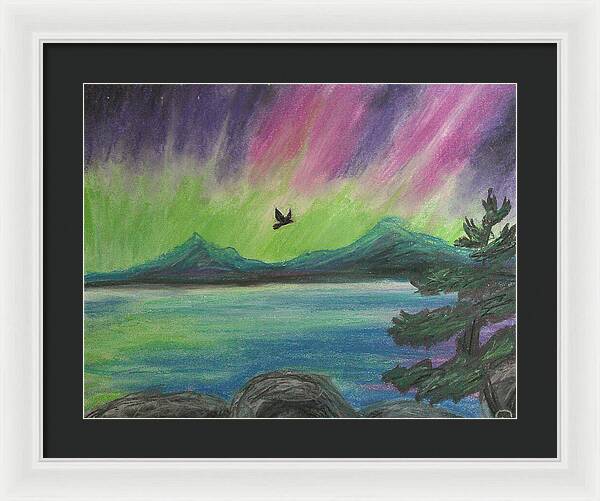 Lands of Aurora - Framed Print