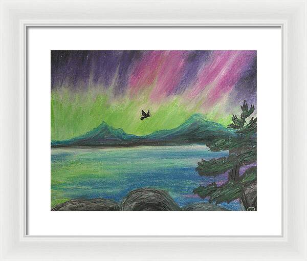 Lands of Aurora - Framed Print