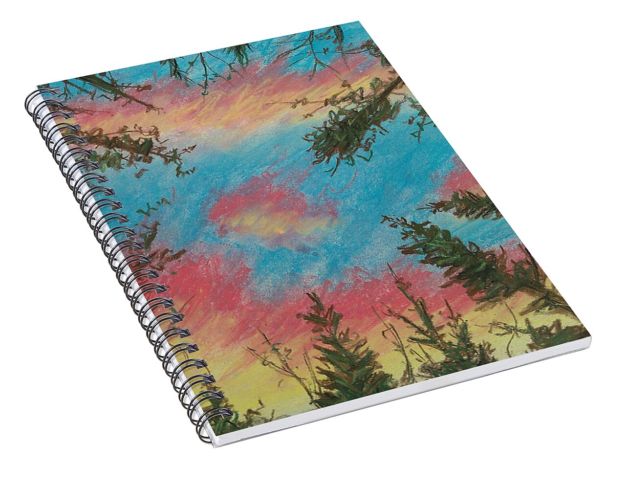 Layered Height - Spiral Notebook