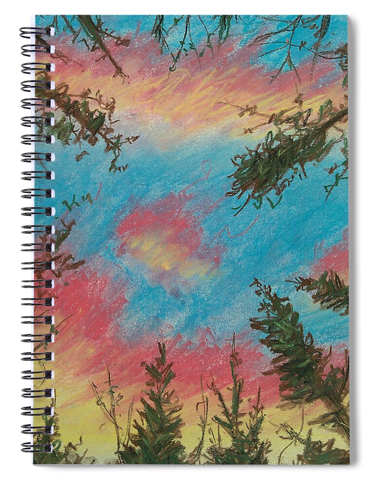 Layered Height - Spiral Notebook