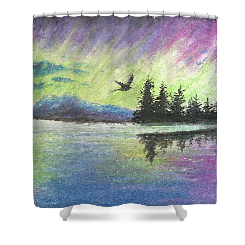 Loyal Aurora - Shower Curtain