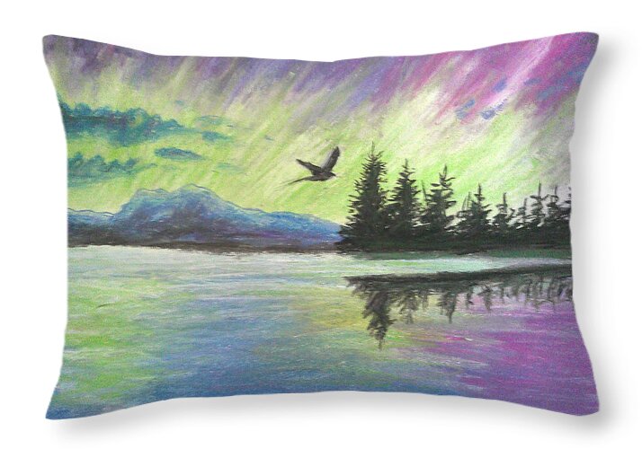 Loyal Aurora - Throw Pillow