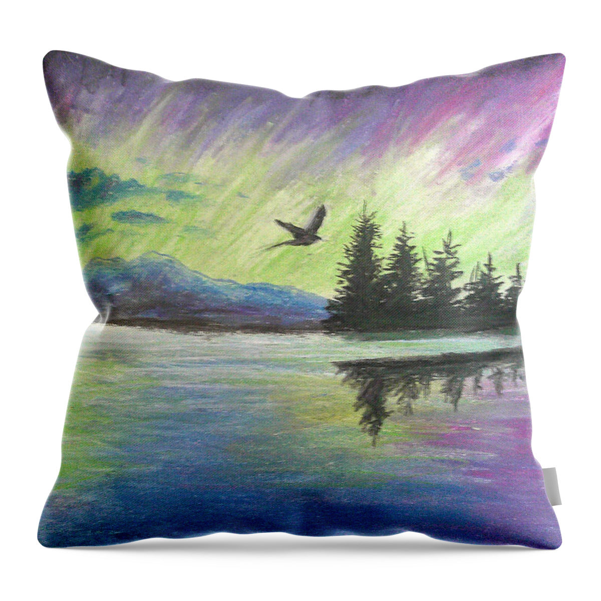 Loyal Aurora - Throw Pillow