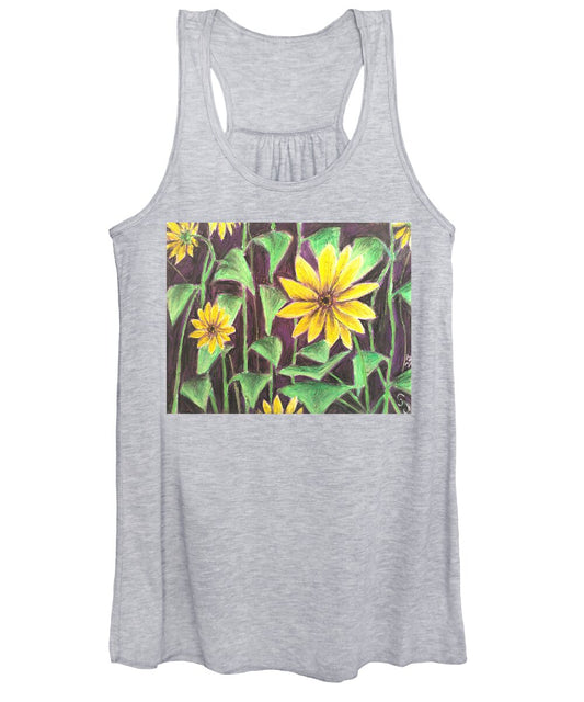 Nights of Sunflowers - Women's Tank Top
