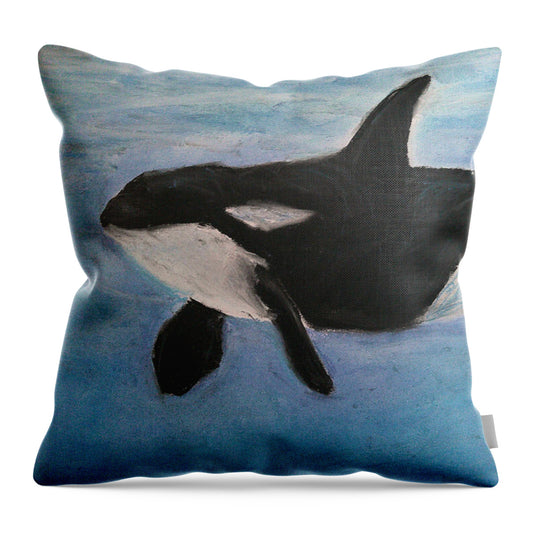 Orca Calls  - Throw Pillow